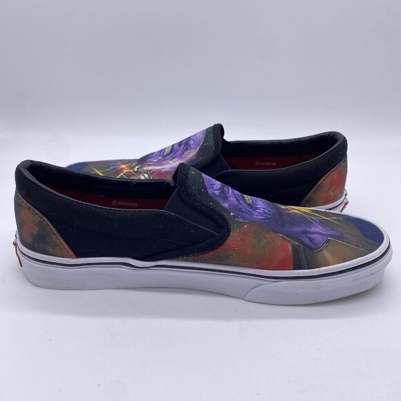 VANS x Marvel Avengers Classic Slip-On Infinity War Thanos Men's 8 Women's 9.5 - Picture 9 of 15